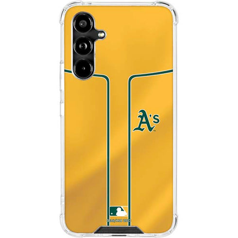 MLB Oakland Athletics Alternate Jersey Galaxy A54 5G Clear Case