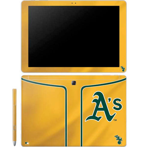 MLB Oakland Athletics Alternate Jersey Galaxy Book 12in Skin