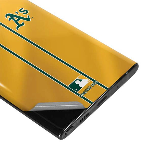 MLB Oakland Athletics Alternate Jersey Galaxy Note 10 Plus Skin
