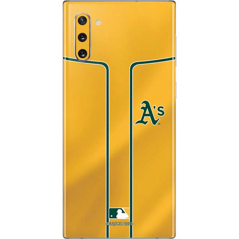MLB Oakland Athletics Alternate Jersey Galaxy Note 10 Skin