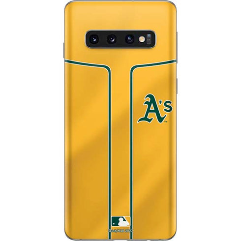 MLB Oakland Athletics Alternate Jersey Galaxy S10 Skin
