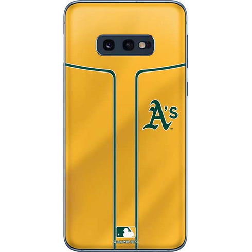 MLB Oakland Athletics Alternate Jersey Galaxy S10e Skin