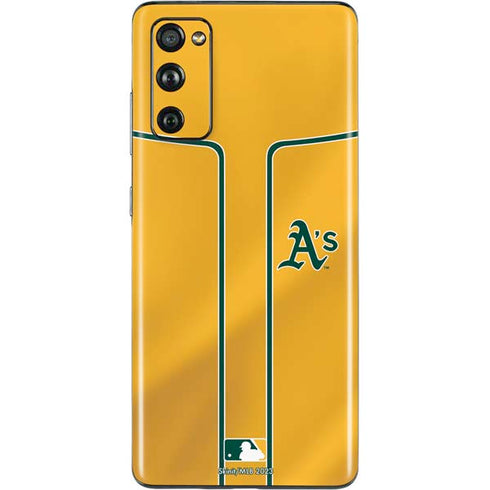 MLB Oakland Athletics Alternate Jersey Galaxy S20 Fan Edition Skin
