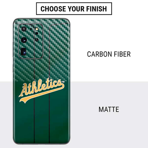 MLB Oakland Athletics Alternate Jersey Galaxy S20 Ultra 5G Skin