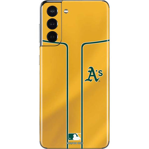 MLB Oakland Athletics Alternate Jersey Galaxy S21 5G Skin