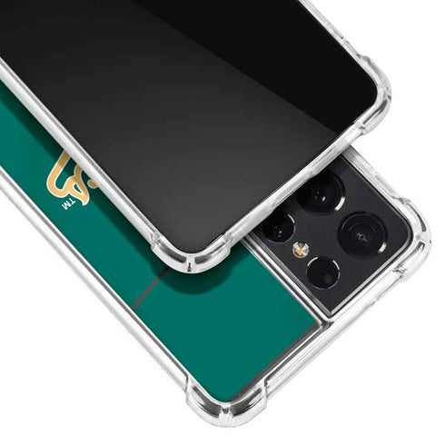 MLB Oakland Athletics Alternate Jersey Galaxy S21 Ultra 5G Clear Case