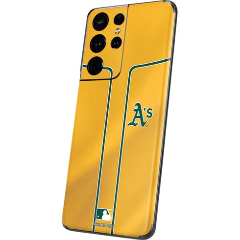 MLB Oakland Athletics Alternate Jersey Galaxy S21 Ultra 5G Skin