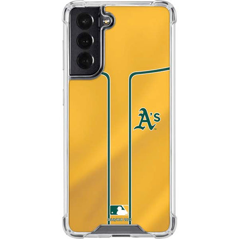 MLB Oakland Athletics Alternate Jersey Galaxy S22 Clear Case