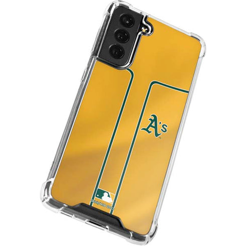 MLB Oakland Athletics Alternate Jersey Galaxy S22 Plus Clear Case