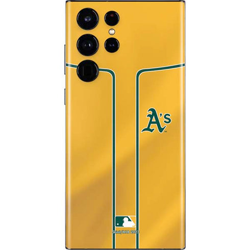 MLB Oakland Athletics Alternate Jersey Galaxy S22 Ultra Skin