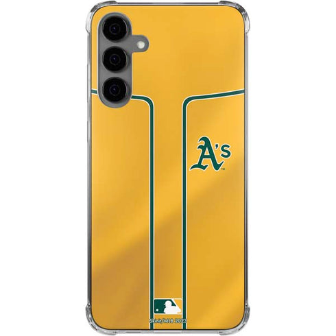 MLB Oakland Athletics Alternate Jersey Galaxy S24 Plus Clear Case
