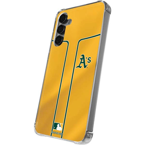 MLB Oakland Athletics Alternate Jersey Galaxy S24 Plus Clear Case