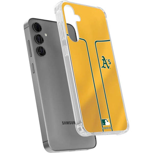 MLB Oakland Athletics Alternate Jersey Galaxy S24 Plus Clear Case