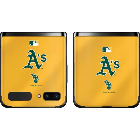 MLB Oakland Athletics Alternate Jersey Galaxy Z Flip Skin