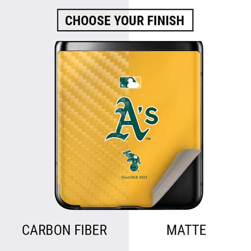 MLB Oakland Athletics Alternate Jersey Galaxy Z Flip Skin