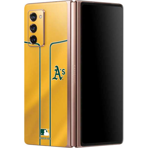 MLB Oakland Athletics Alternate Jersey Galaxy Z Fold2 5G Skin