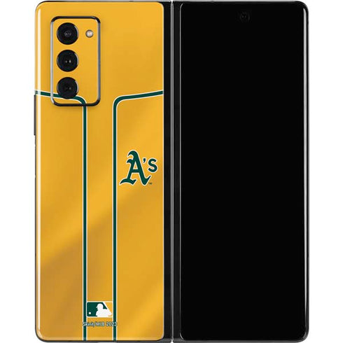 MLB Oakland Athletics Alternate Jersey Galaxy Z Fold2 5G Skin