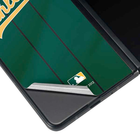 MLB Oakland Athletics Alternate Jersey Galaxy Z Fold3 5G Skin