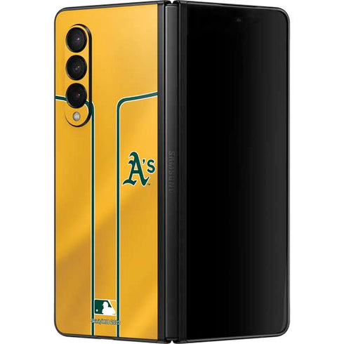 MLB Oakland Athletics Alternate Jersey Galaxy Z Fold3 5G Skin