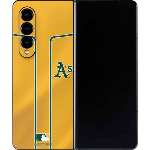 MLB Oakland Athletics Alternate Jersey Galaxy Z Fold4 5G Skin
