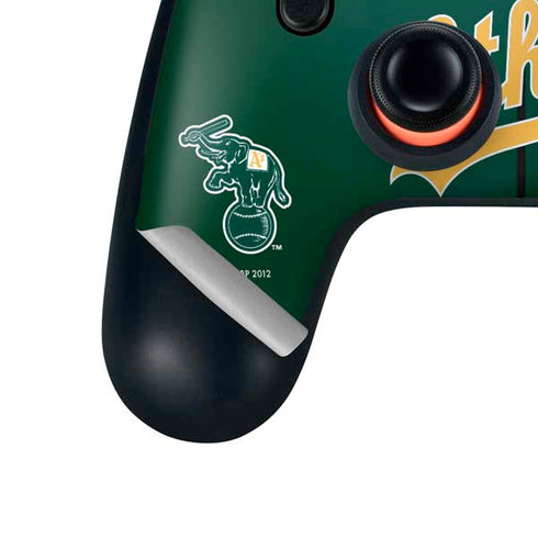 MLB Oakland Athletics Alternate Jersey Google Stadia Controller Skin