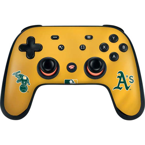 MLB Oakland Athletics Alternate Jersey Google Stadia Controller Skin