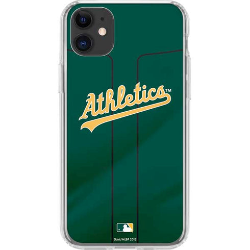 MLB Oakland Athletics Alternate Jersey iPhone 11 Clear Case
