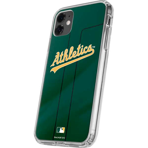 MLB Oakland Athletics Alternate Jersey iPhone 11 Clear Case