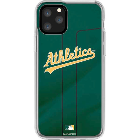 MLB Oakland Athletics Alternate Jersey iPhone 11 Pro Clear Case
