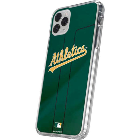 MLB Oakland Athletics Alternate Jersey iPhone 11 Pro Clear Case