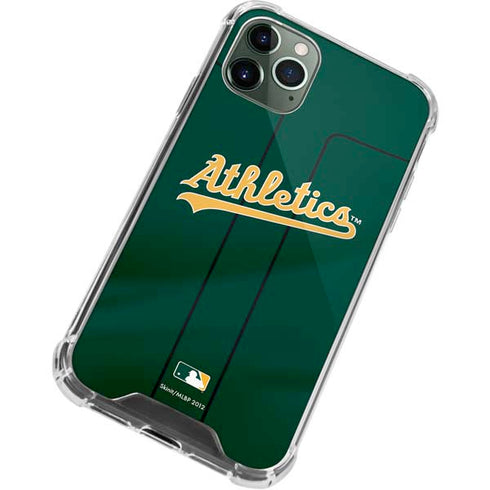 MLB Oakland Athletics Alternate Jersey iPhone 11 Pro Max Clear Case