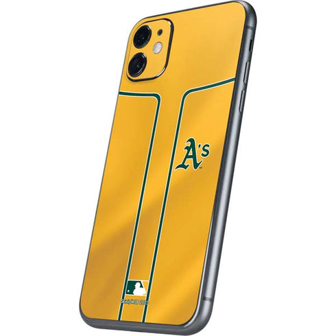 MLB Oakland Athletics Alternate Jersey iPhone 11 Skin
