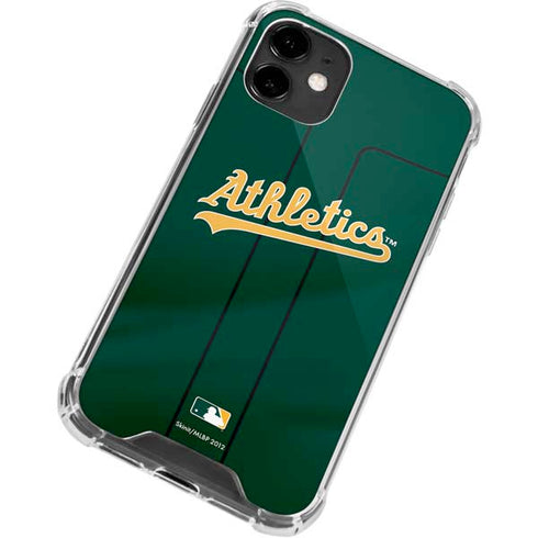MLB Oakland Athletics Alternate Jersey iPhone 12 Clear Case