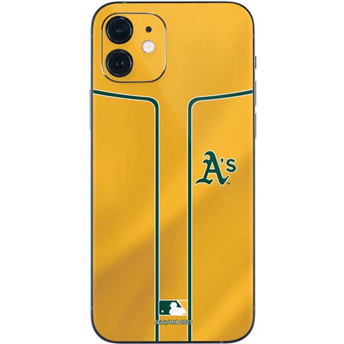 MLB Oakland Athletics Alternate Jersey iPhone 12 Skin