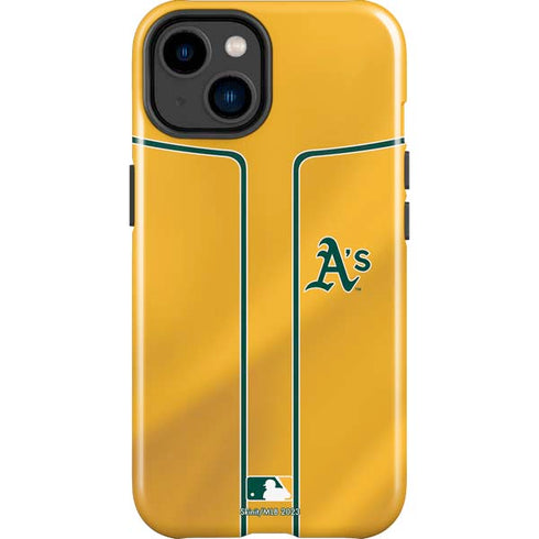 MLB Oakland Athletics Alternate Jersey iPhone 15 Plus Impact Case