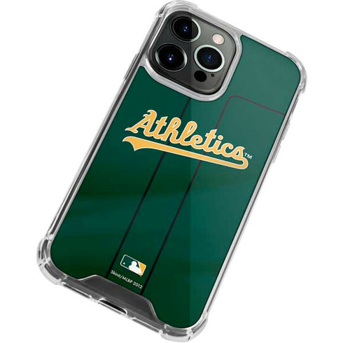 MLB Oakland Athletics Alternate Jersey iPhone 14 Pro Clear Case