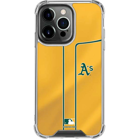 MLB Oakland Athletics Alternate Jersey iPhone 15 Pro Clear Case