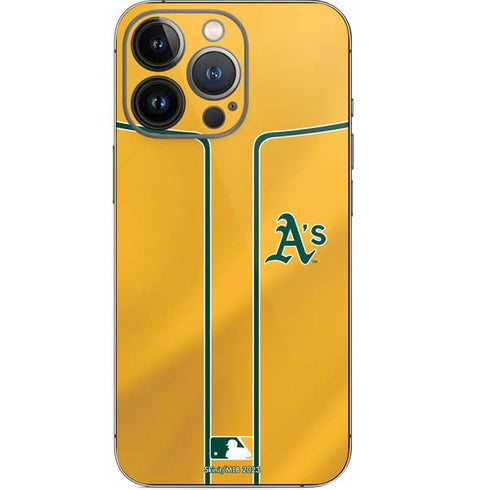 MLB Oakland Athletics Alternate Jersey iPhone 14 Pro Skin