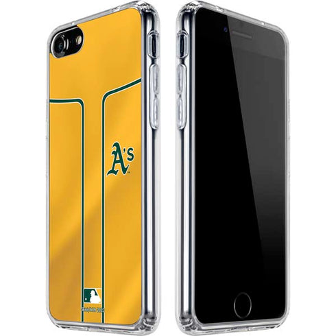 MLB Oakland Athletics Alternate Jersey iPhone SE (2nd & 3rd Gen) Clear Case