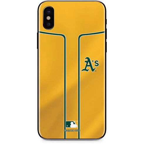 MLB Oakland Athletics Alternate Jersey iPhone XS Max Skin