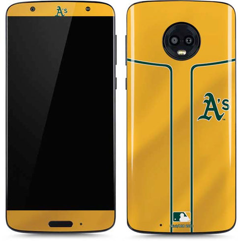 MLB Oakland Athletics Alternate Jersey Moto G6 Skin