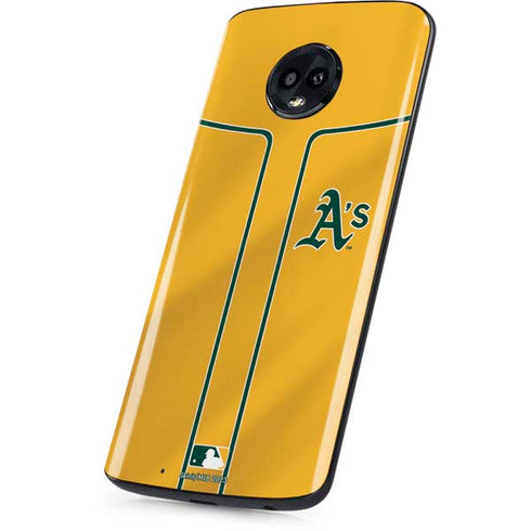MLB Oakland Athletics Alternate Jersey Moto G6 Skin