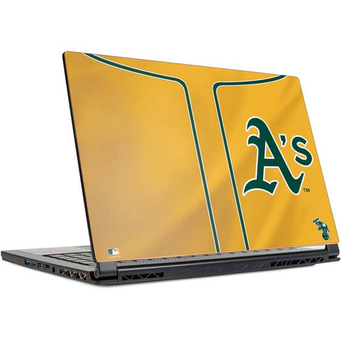 MLB Oakland Athletics Alternate Jersey MSI GS65 Stealth Laptop Skin