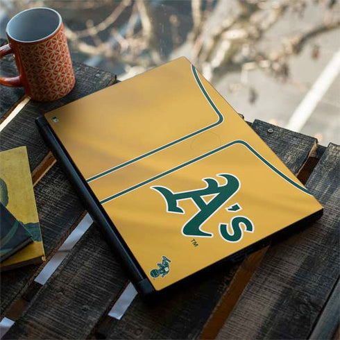 MLB Oakland Athletics Alternate Jersey MSI GS65 Stealth Laptop Skin