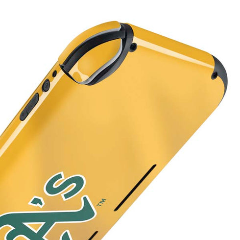 MLB Oakland Athletics Alternate Jersey Nintendo Switch Lite Skin
