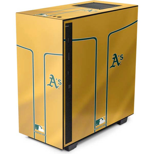 MLB Oakland Athletics Alternate Jersey NZXT H510 Compact ATX Mid-Tower Case Skin