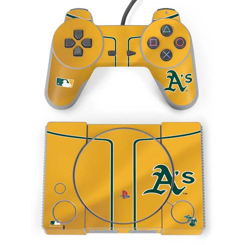 MLB Oakland Athletics Alternate Jersey PlayStation Classic Bundle Skin