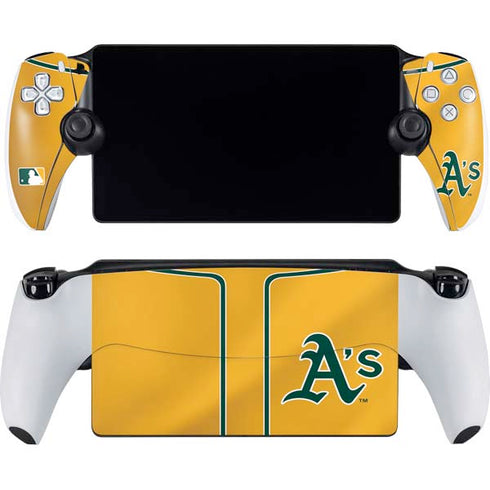 MLB Oakland Athletics Alternate Jersey PlayStation Portal Remote Player Skin