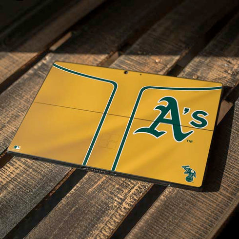 MLB Oakland Athletics Alternate Jersey Surface Pro 7 Skin