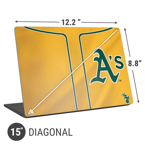 MLB Oakland Athletics Alternate Jersey Universal Laptop 15in (12.2 x 8.8in) Skin